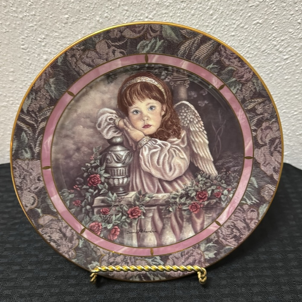Gardens of Innocence Limited Edition “Hope” Plate by Richardson Bradford Exchang - Picture 6 of 17